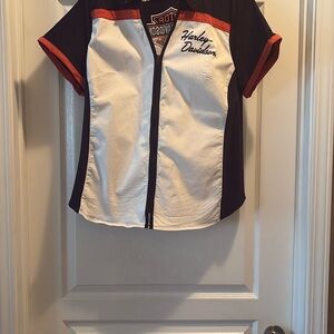 Harley-Davidson woman’s zip up short sleeves